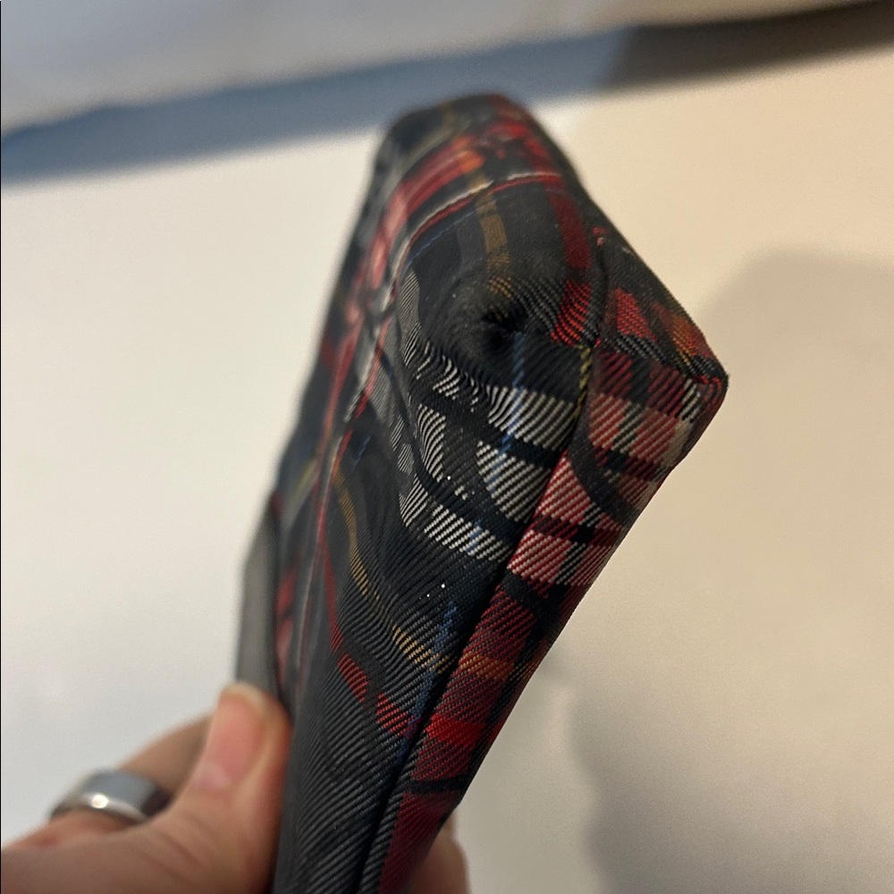 Coach Poppy Tartan Wristlet - Picture 5 of 9